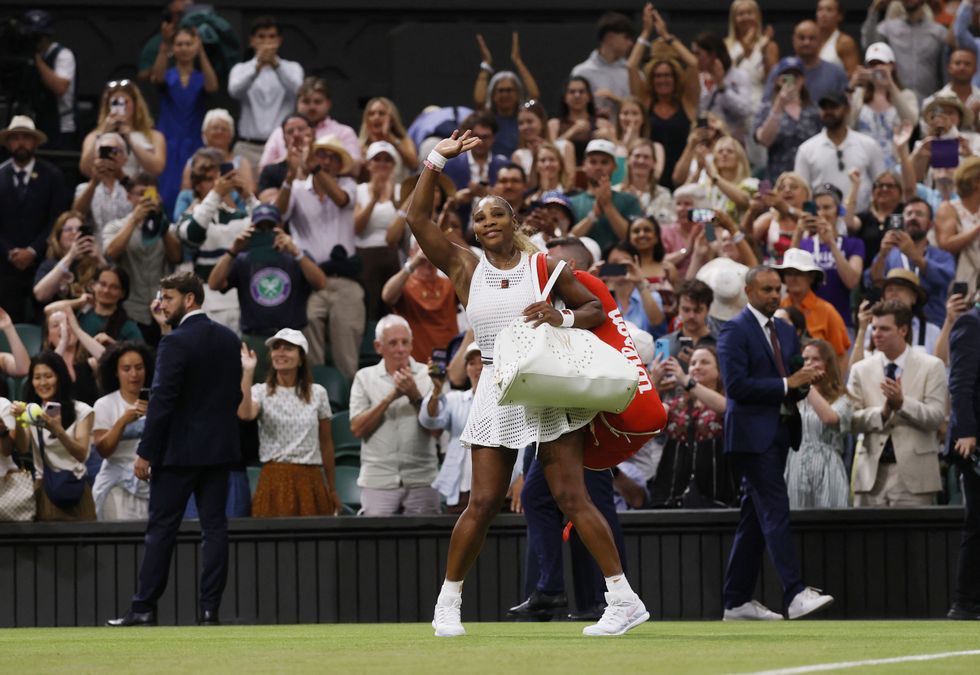 Serena Williams crashed out of Wimbledon on her grand return on Tuesday
