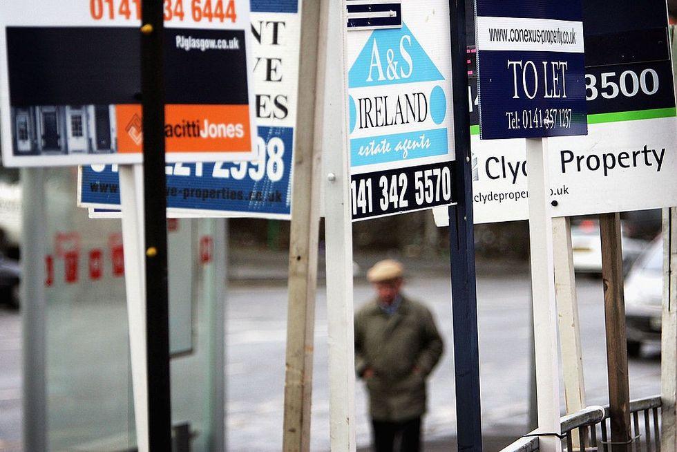 Several property signs