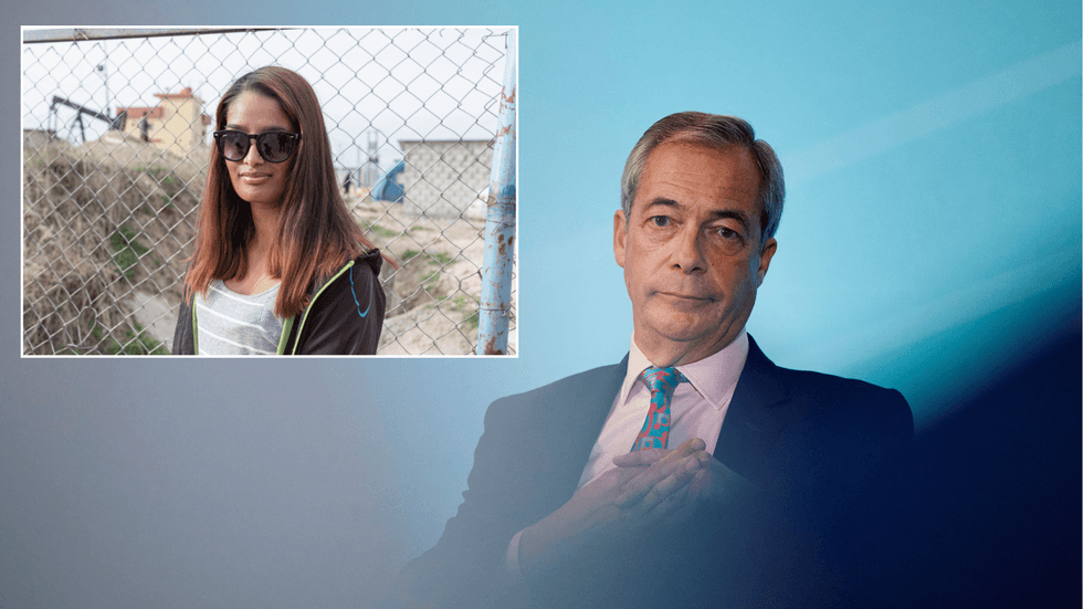 Shamima Begum and Nigel Farage