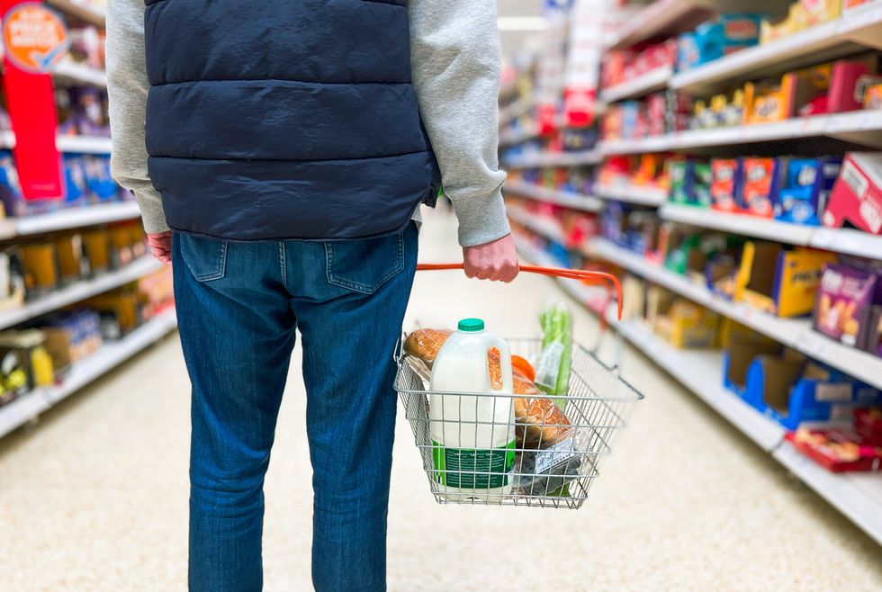shopper and condensed milk