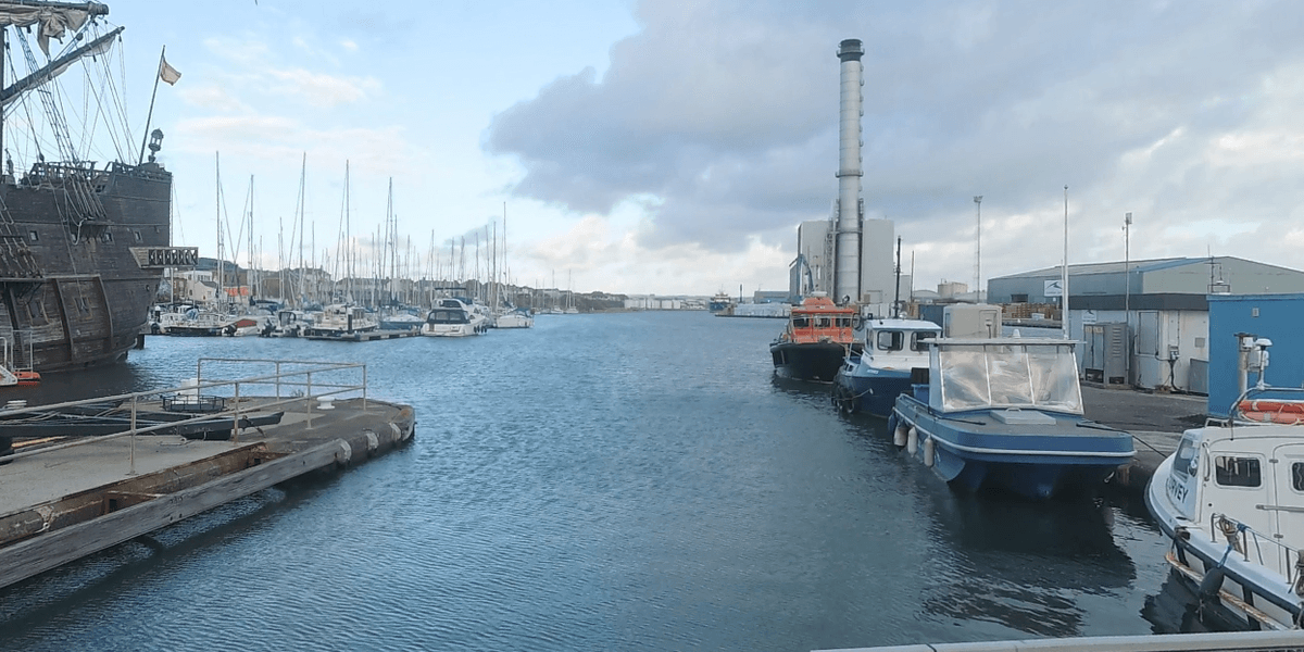 Four people pulled from East Sussex harbour after 'getting into difficulty' as police close off scene