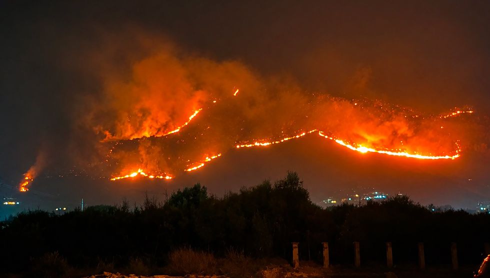 Sicily wildfires