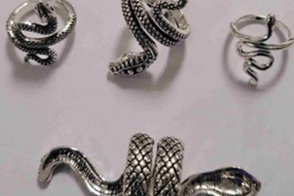 Silver Snake Rings
