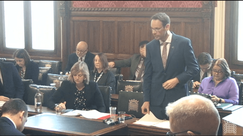 Simon Lightwood addressing committee