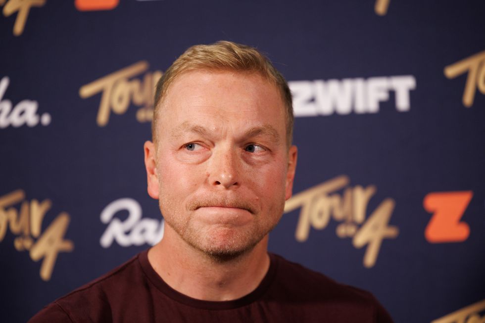 Sir Chris Hoy is making his first public appearance since his bike accident
