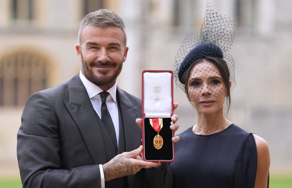 Sir David Beckham and Lady Victoria Beckham