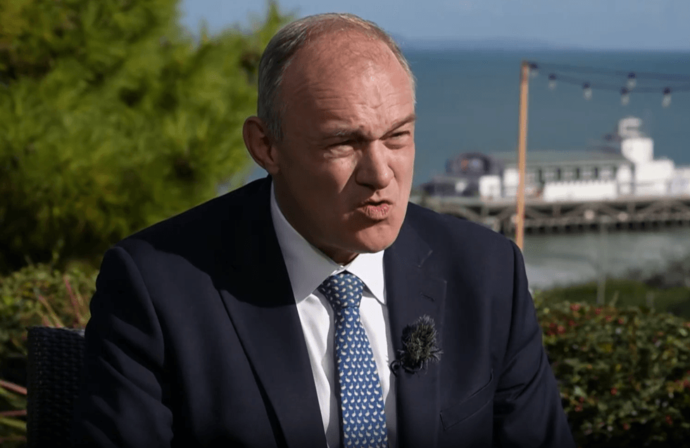 Sir Ed Davey sat down with Christopher Hope at the end of the Liberal Democrat conference