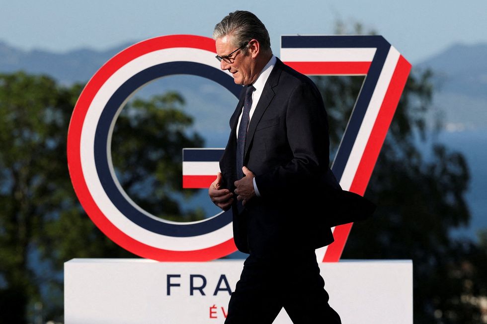 Sir Keir Starmer is in France for the G7 summit