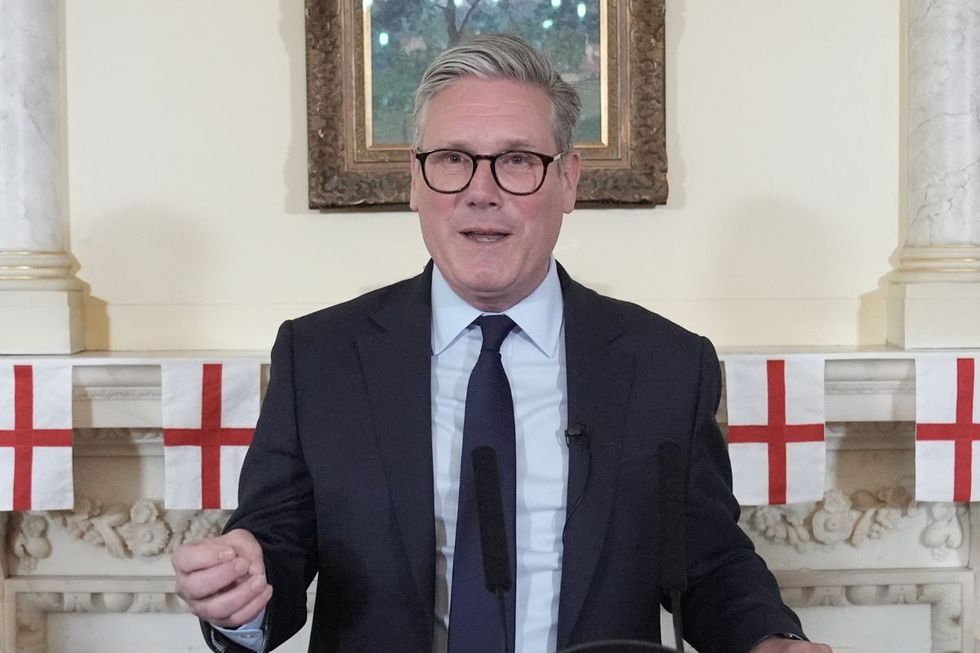Sir Keir Starmer marking St George's Day at No10