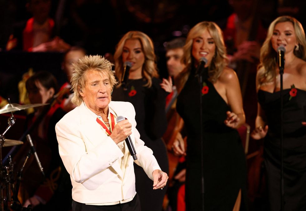 Sir Rod Stewart's performance