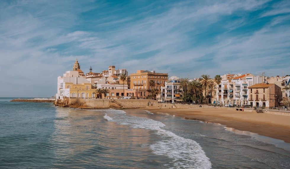Sitges, Spain beach