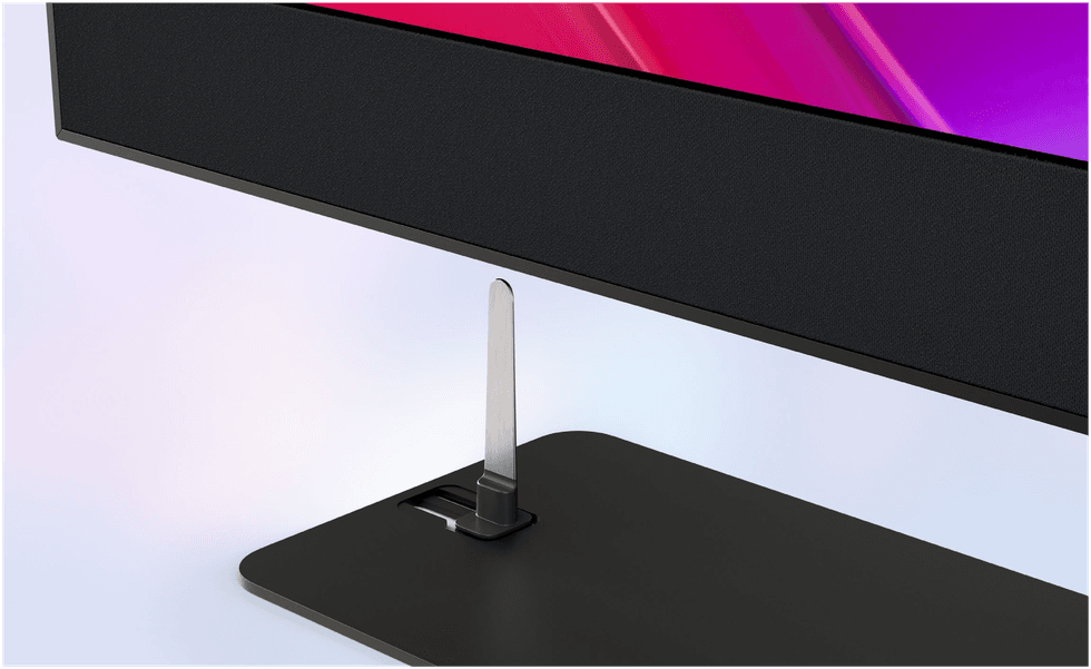 Sky Glass Gen 2 with new stand being fitted to the television