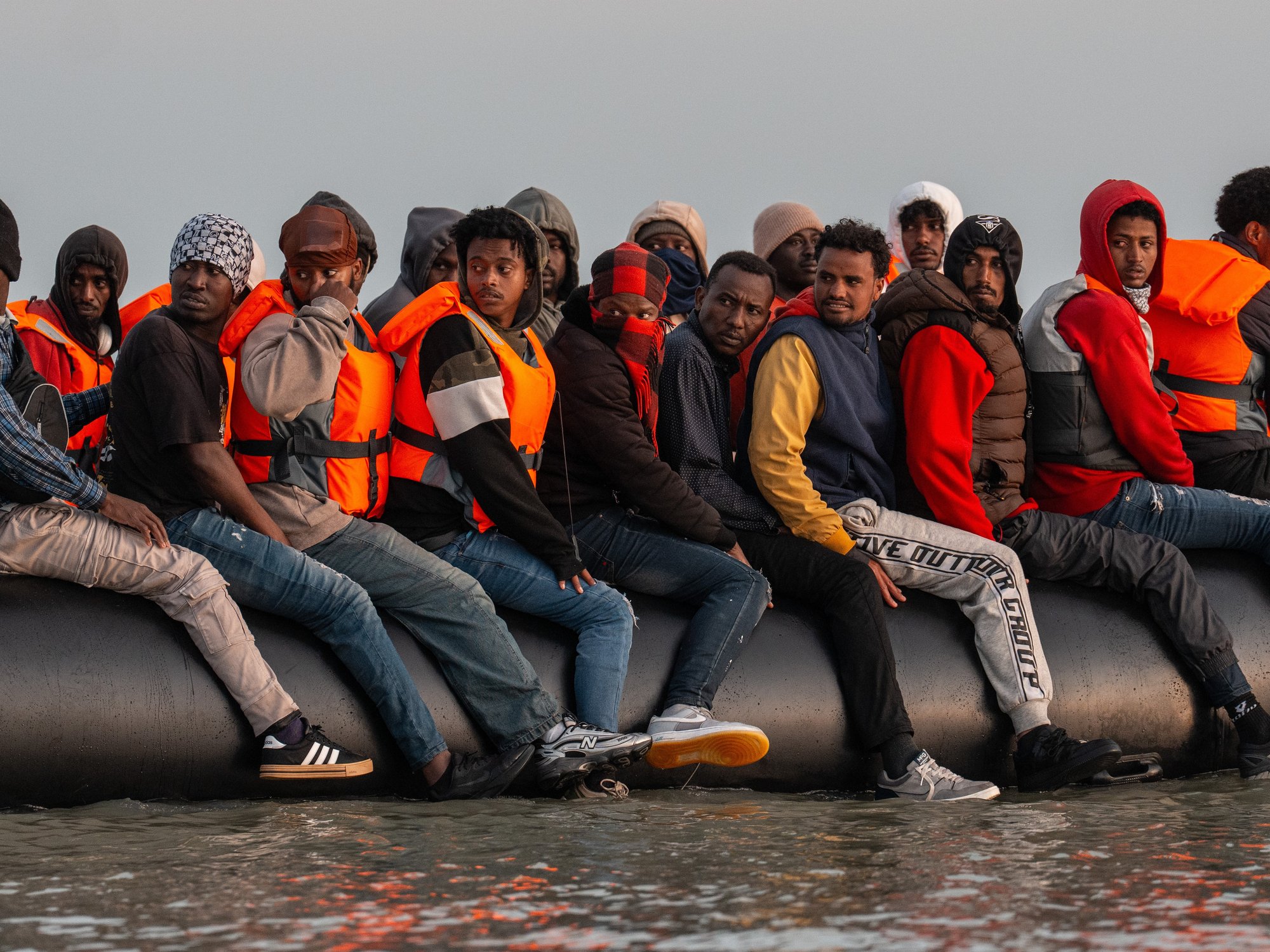 Small boat migrants