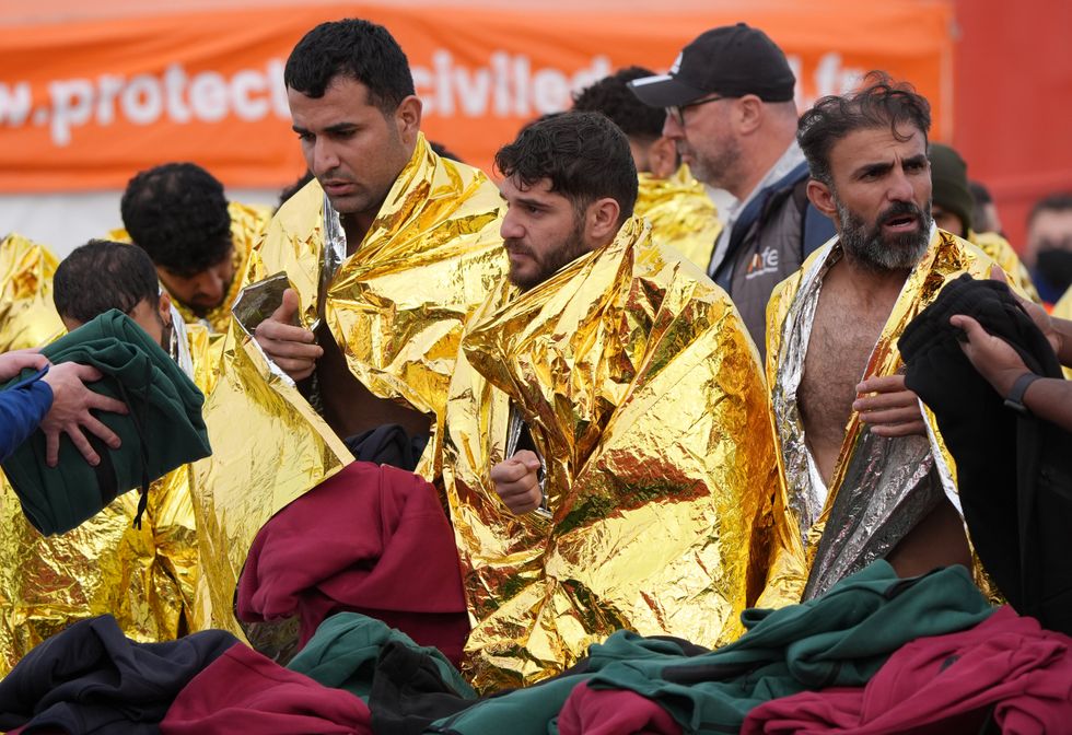 Small boat migrants