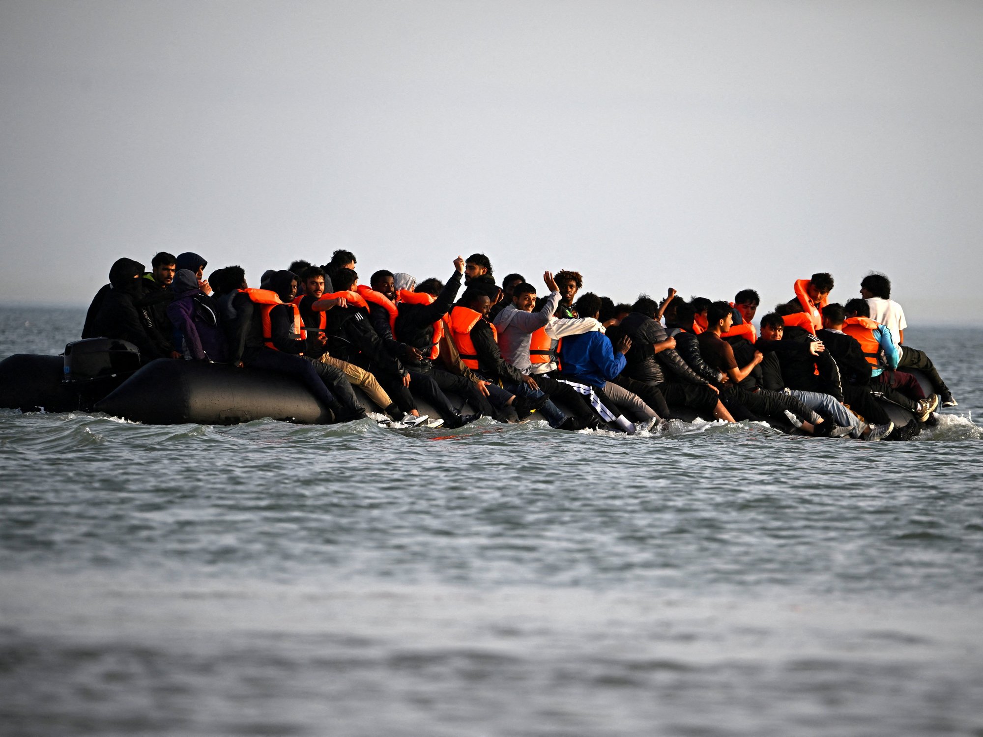 Small boat migrants