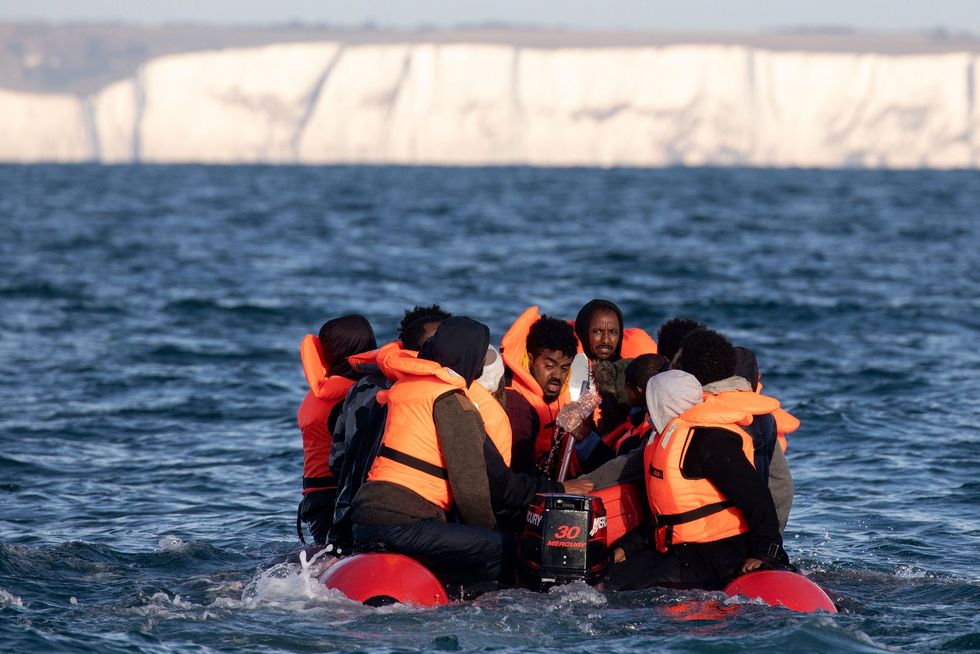 Small boat migrants