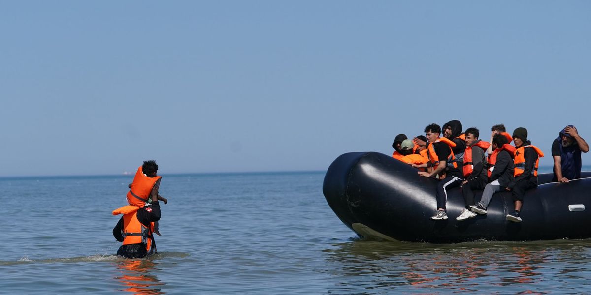 'Reckless' people smugglers risk dozens of lives by launching small boat in treacherous conditions
