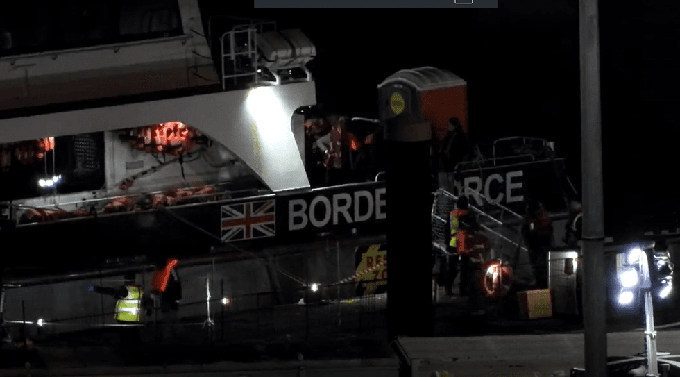Small boat migrants