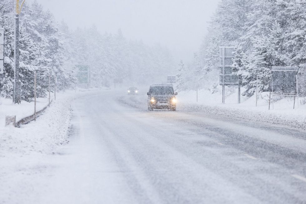 Snow on the road
