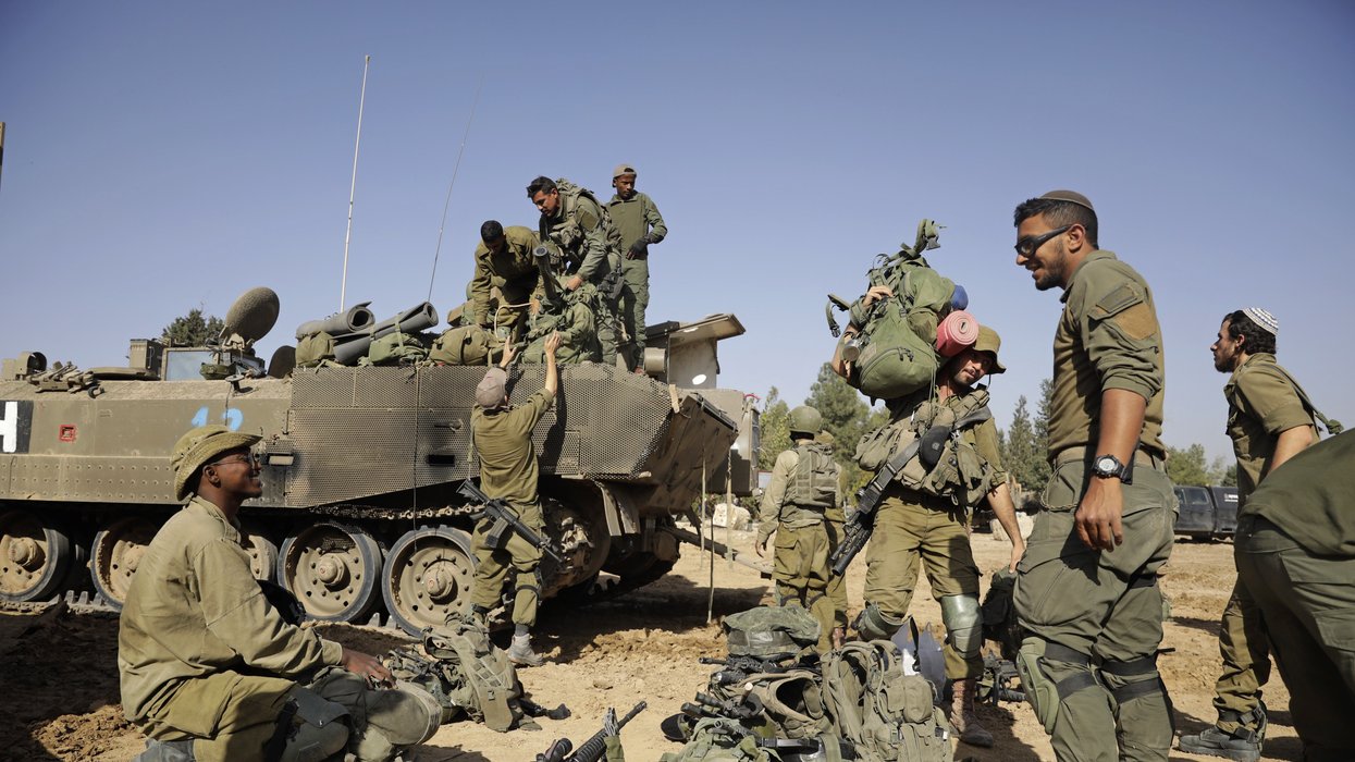 Soldiers waiting