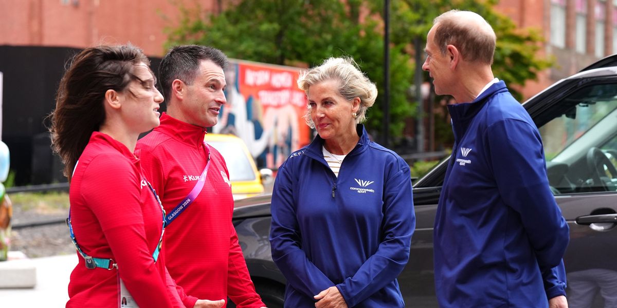 Prince Edward and Sophie make Commonwealth Games appearance before Prince William and Catherine arrive