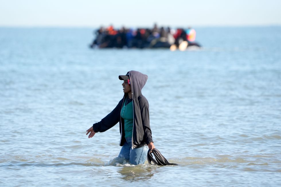 Sources said the migrant camps are 'like a warzone'