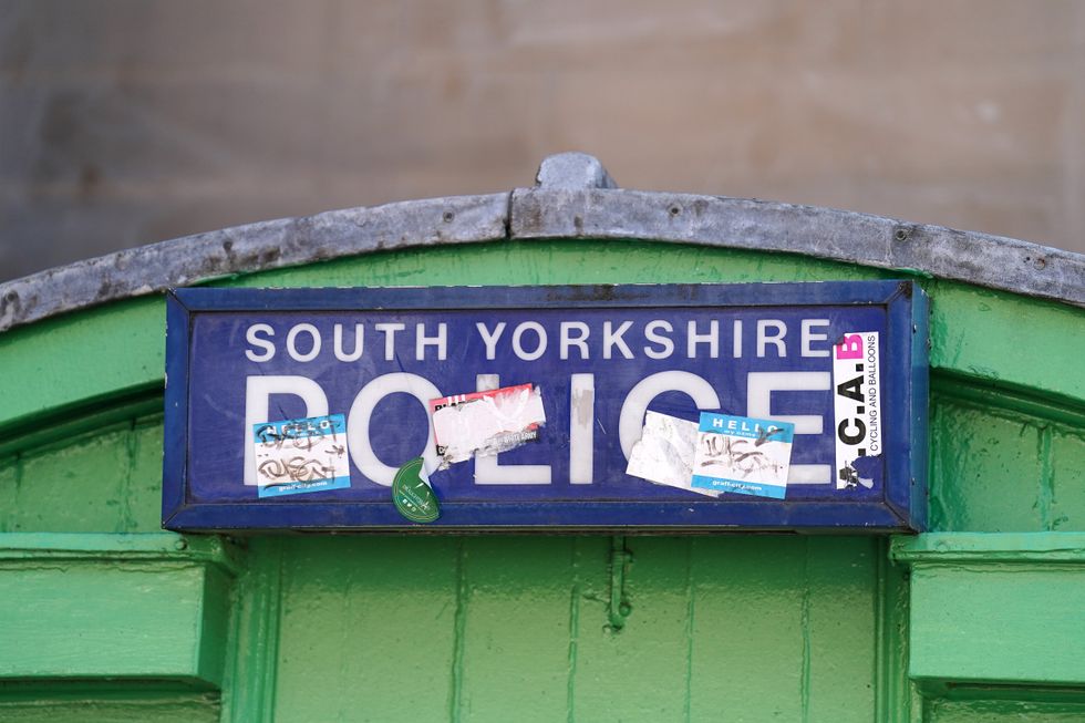 South Yorkshire Police sign