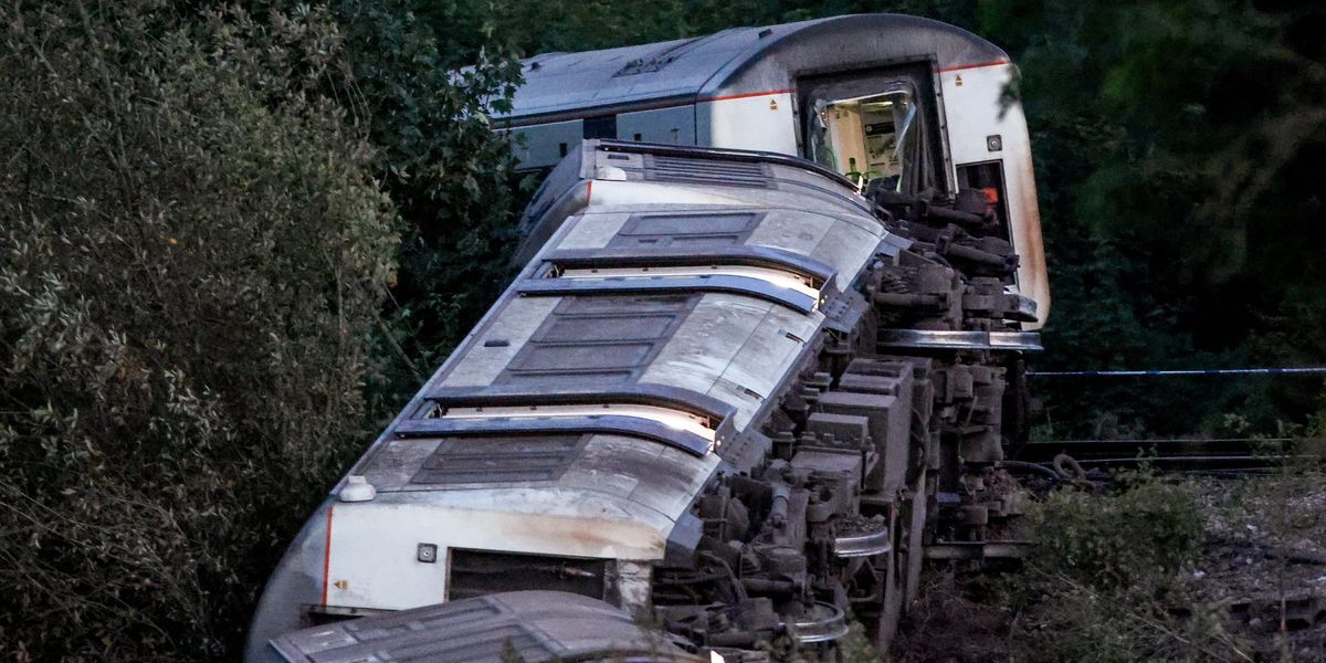 Track which derailed train underwent 'safety inspection' just hours before horror incident left 20 injured