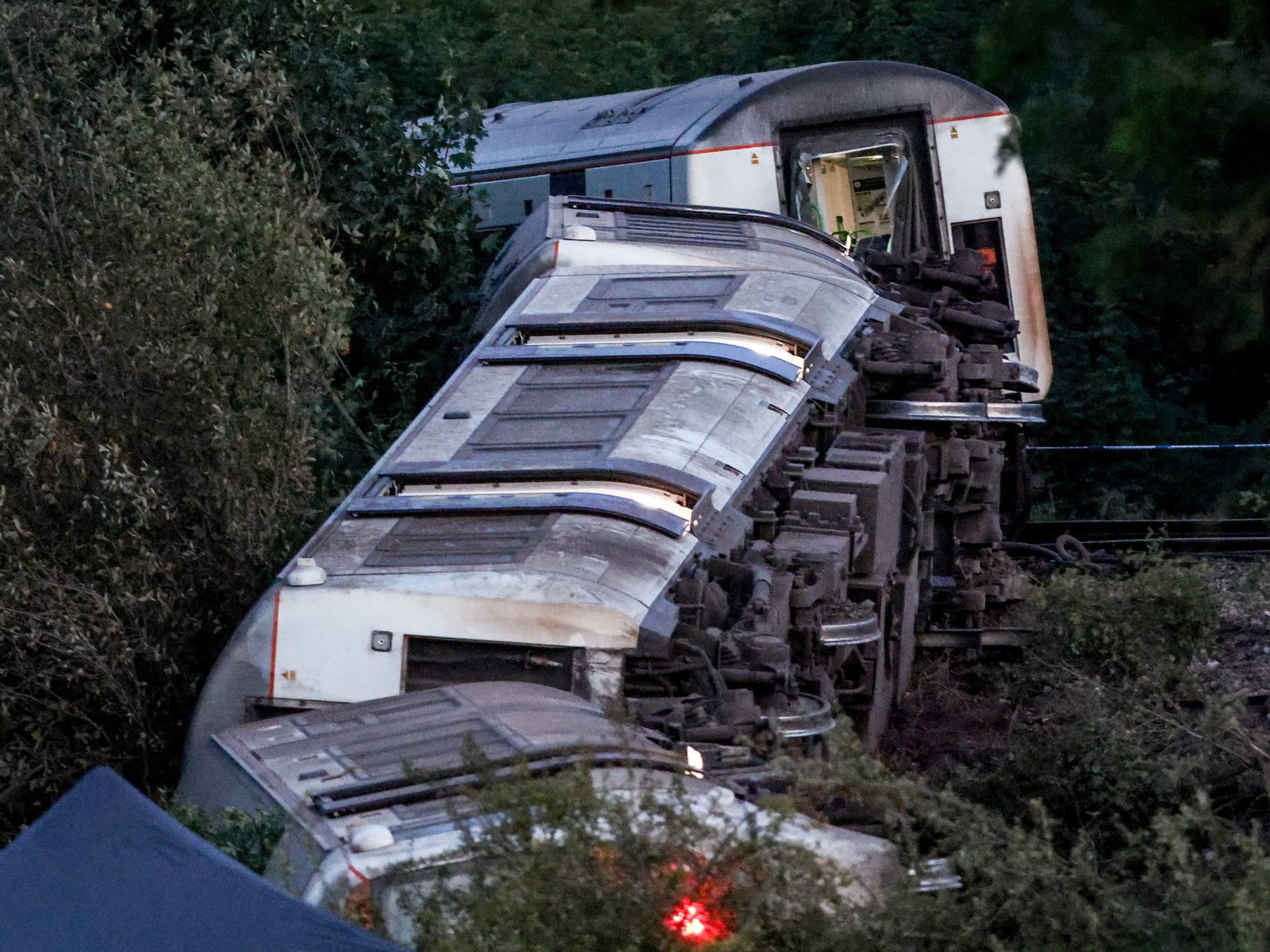 Southern Rail train that derailed