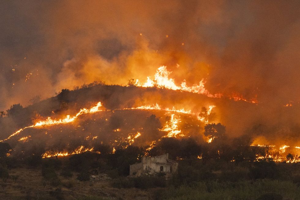 Spanish wildfires