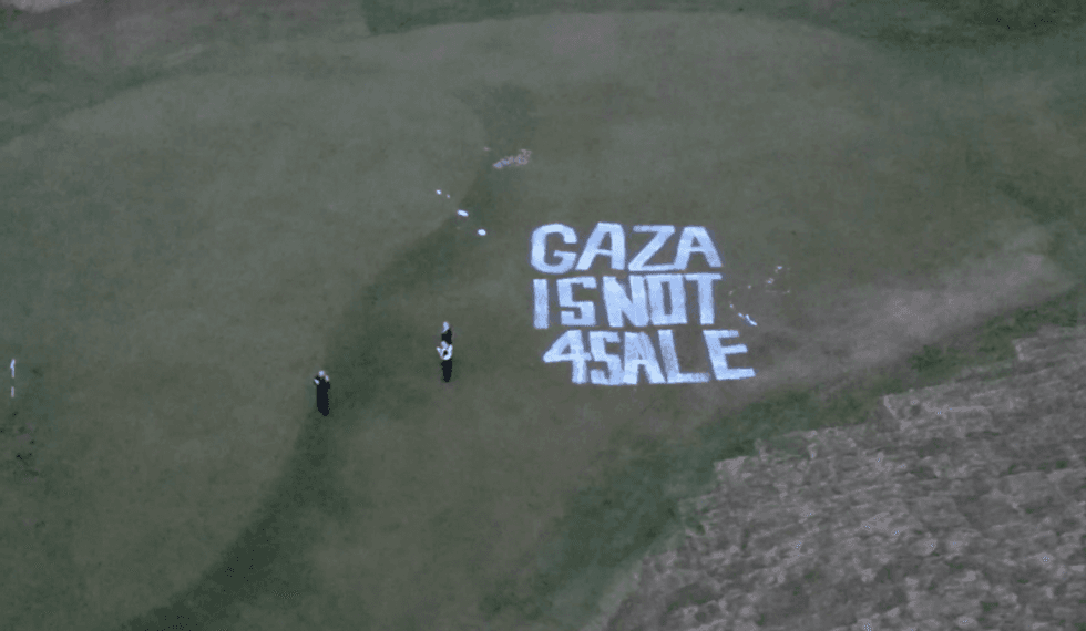 spray paint slogan