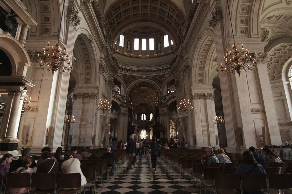 st pauls cathedral view of the interior