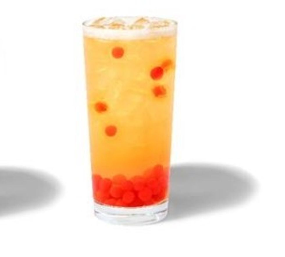 Starbucks' Melon Pearl Starbucks Refresha drink
