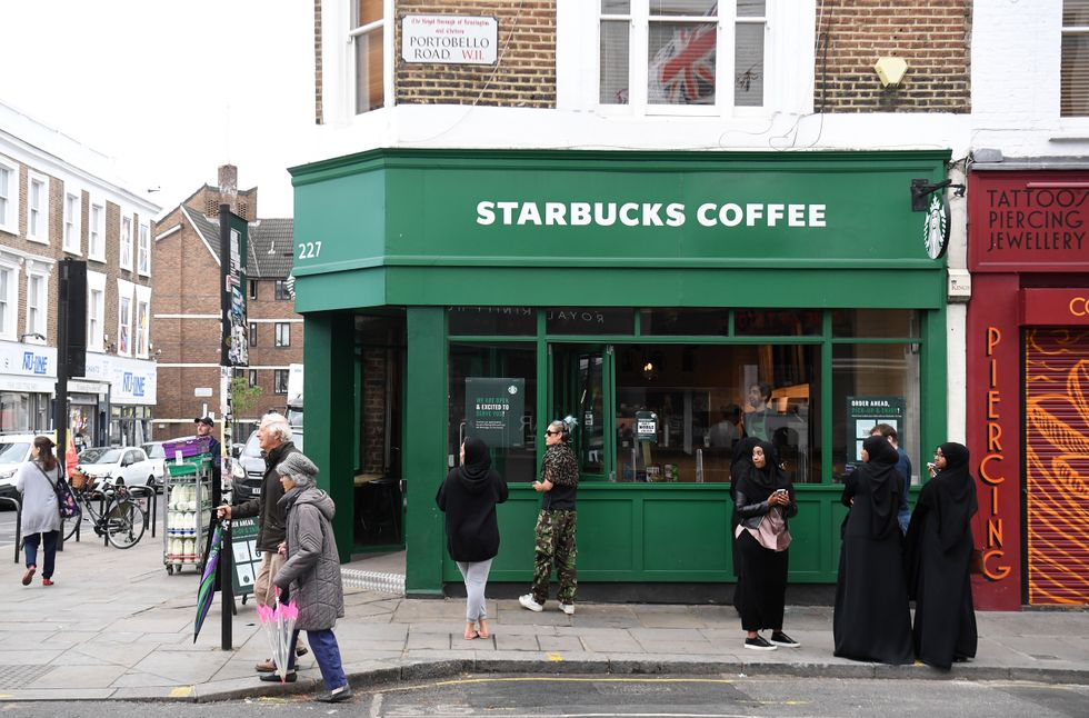 Starbucks on Portobello Road, London
