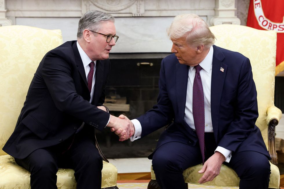Starmer and Trump