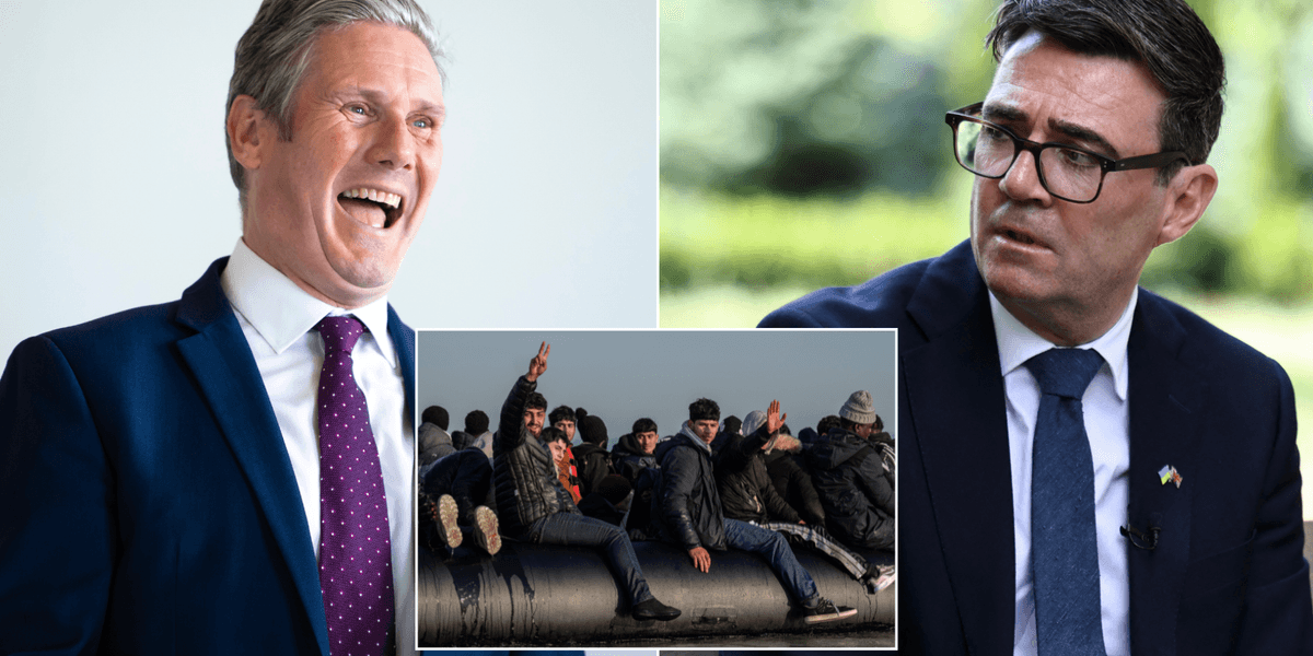 Keir Starmer’s migrant U-turns come back to haunt Andy Burnham as damning asylum stats corner PM