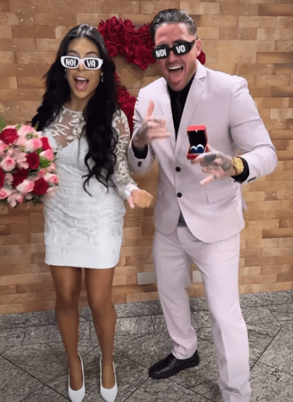 Stephen Bear and wife