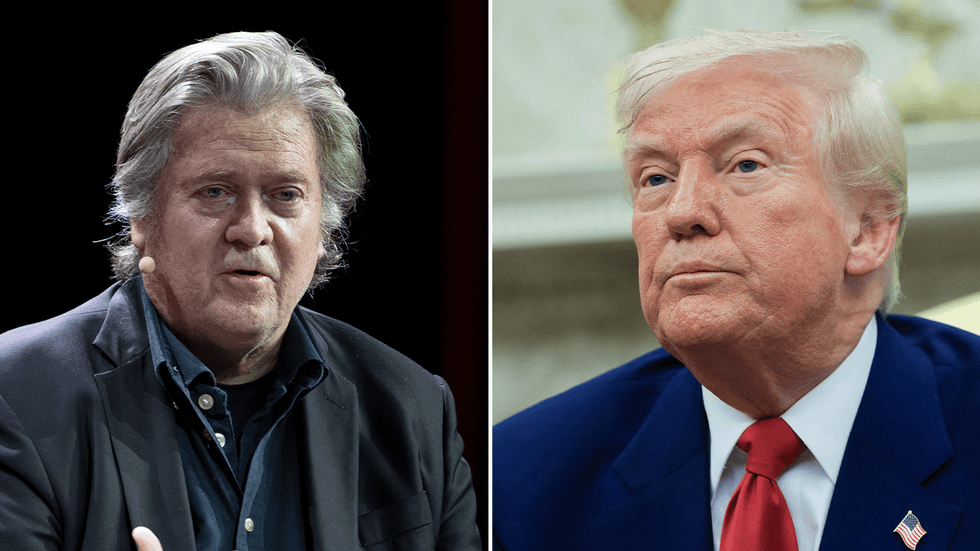 Steve Bannon and Donald Trump