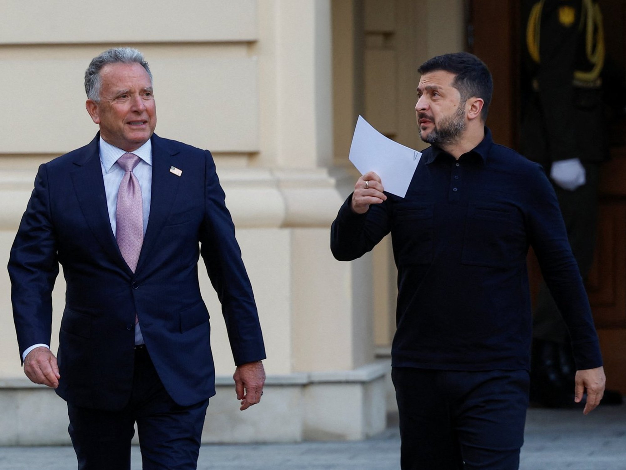 Steve Witkoff and Volodymyr Zelensky