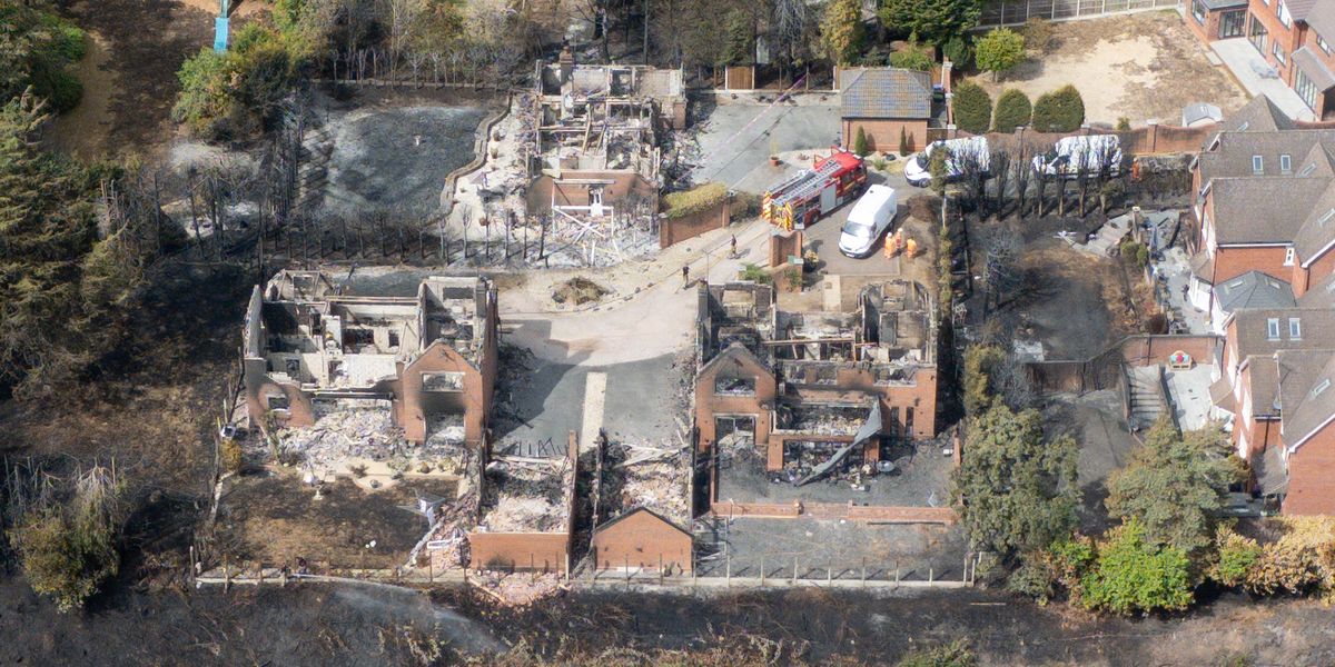 Opportunistic burglars raid family home amid 'horror movie' wildfires and make off with jewellery