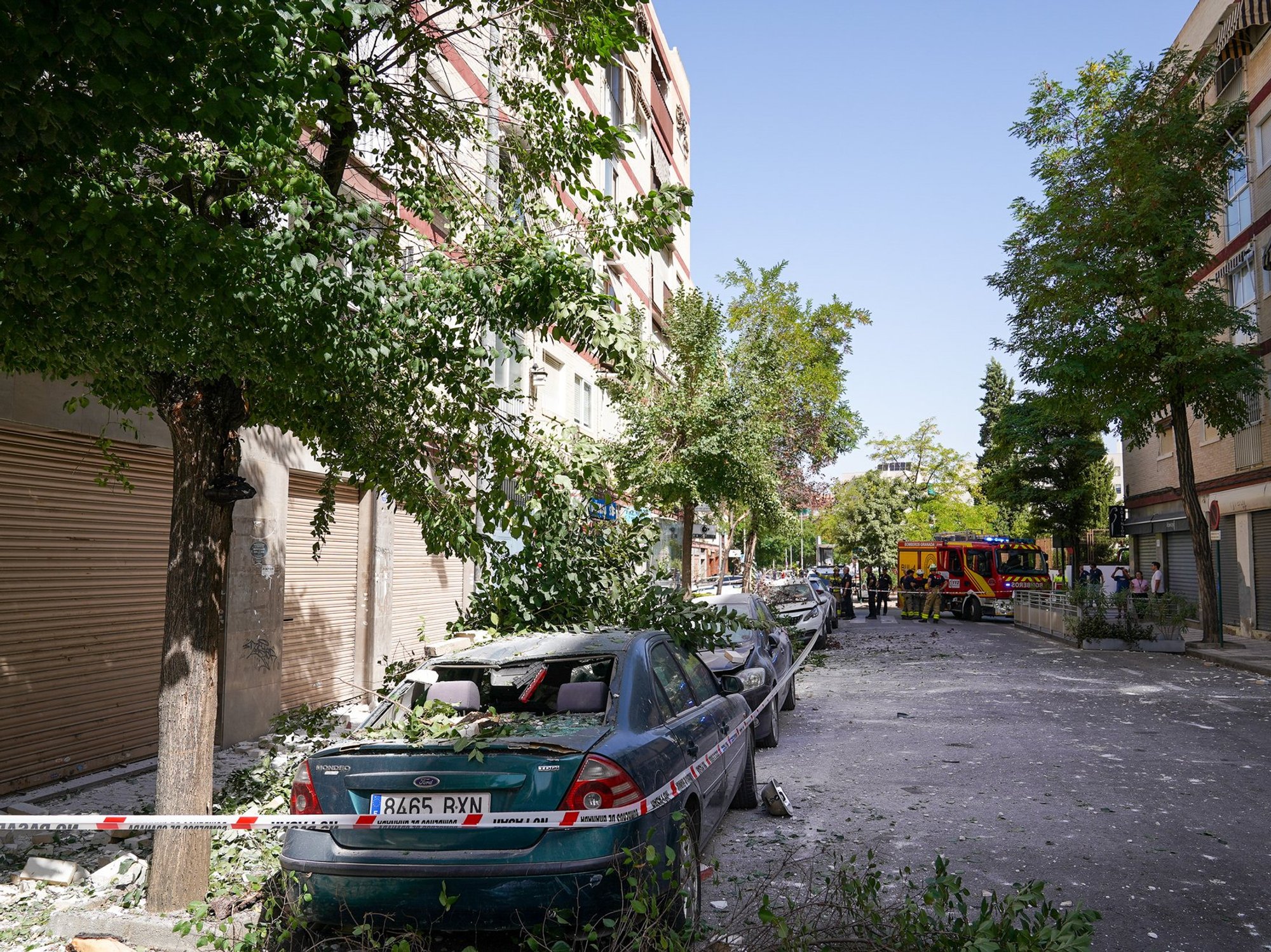 Streets of Granada following tremors felt in Spain
