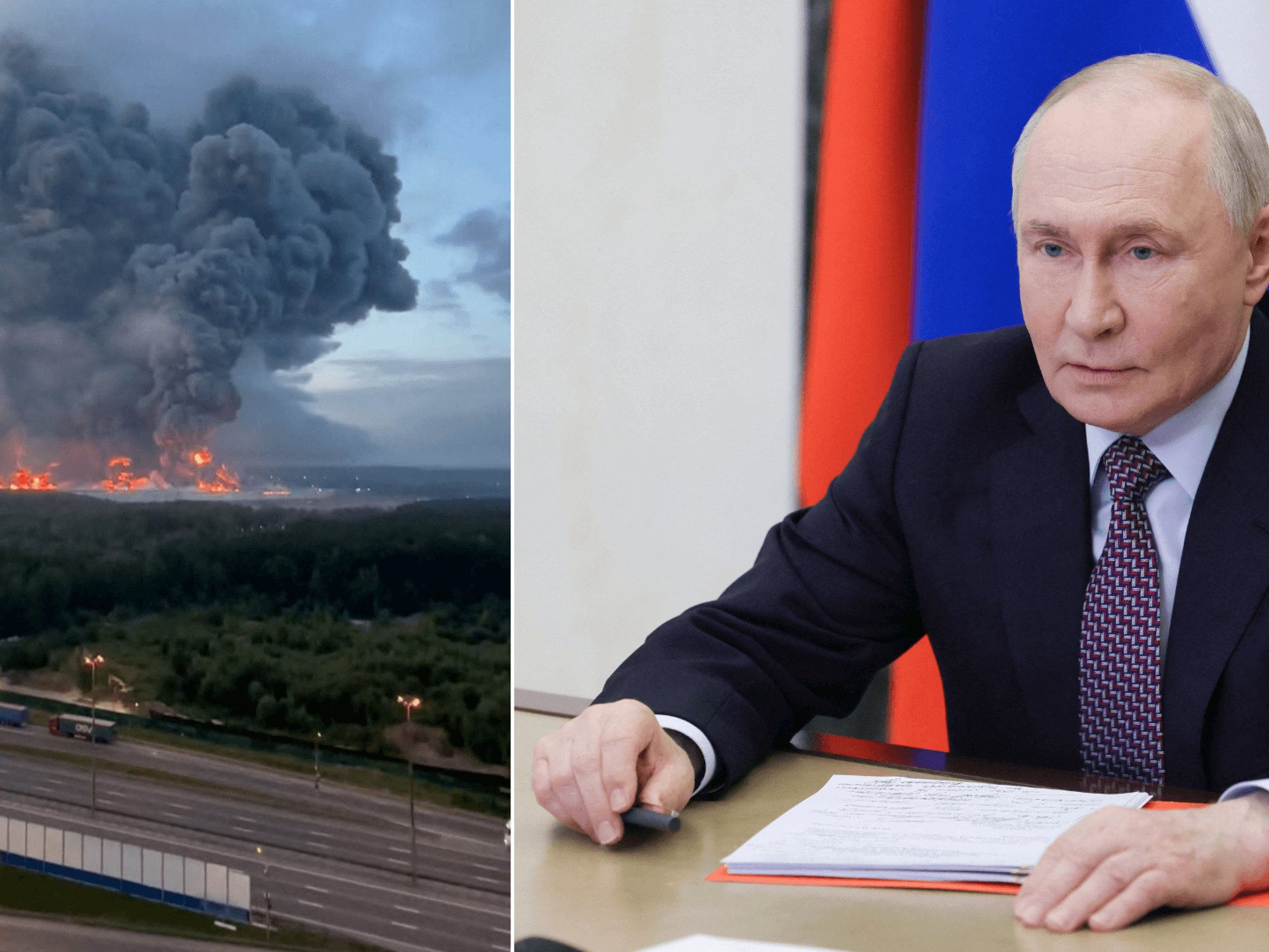 Strike on Wildberries warehouse and Vladimir Putin