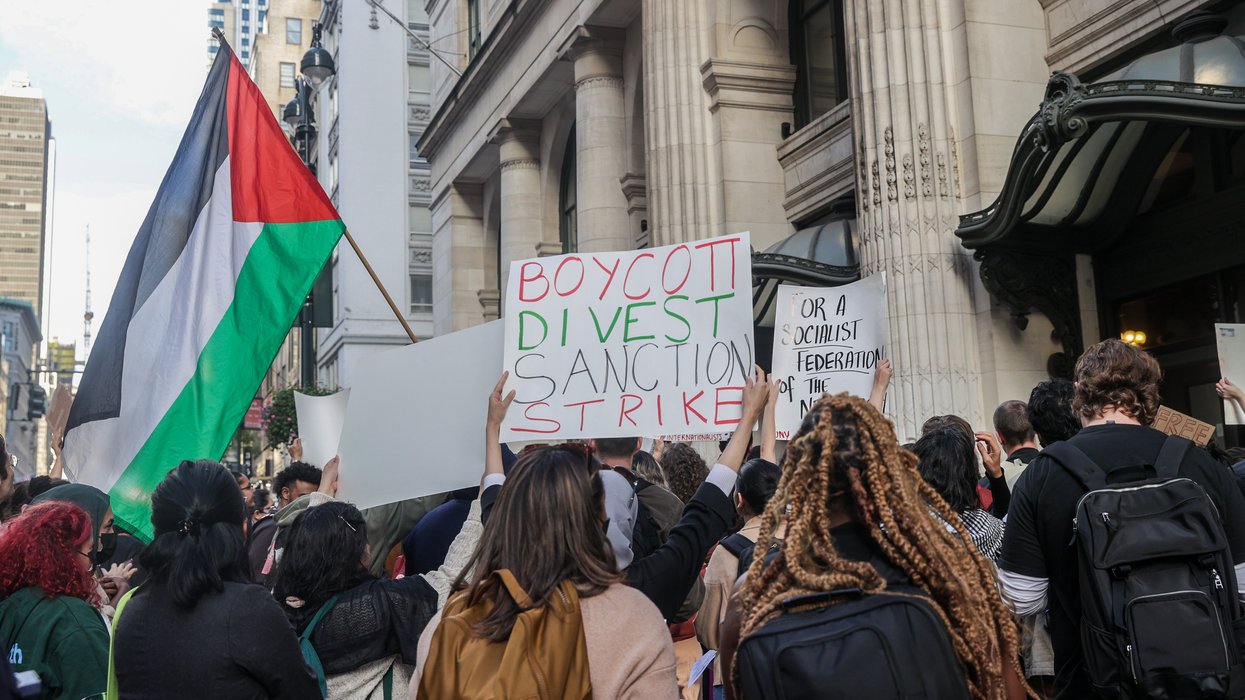 Students from campuses across the United States took part in a national student walkout in support of Palestinians