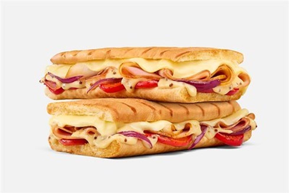 Subway sandwich with Honey Mustard Sauce