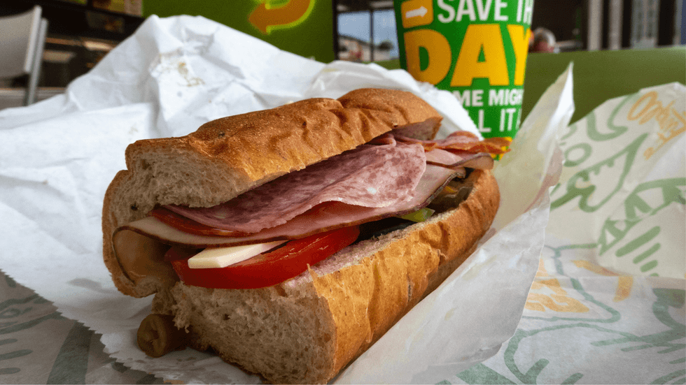 Subway sandwich