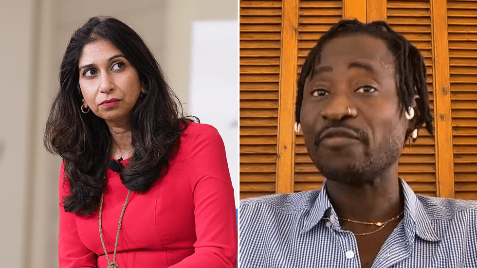 Suella Braverman and Bisi Alimi