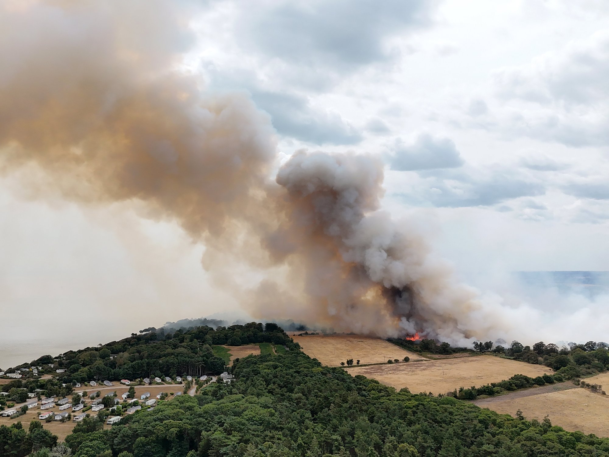 Suffolk wildfire