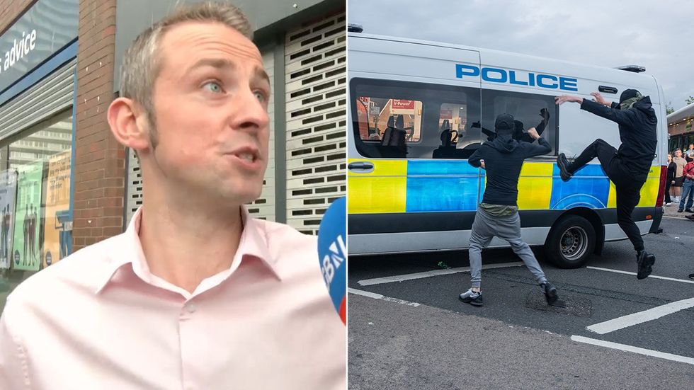 Sunderland councillor, Epping protest