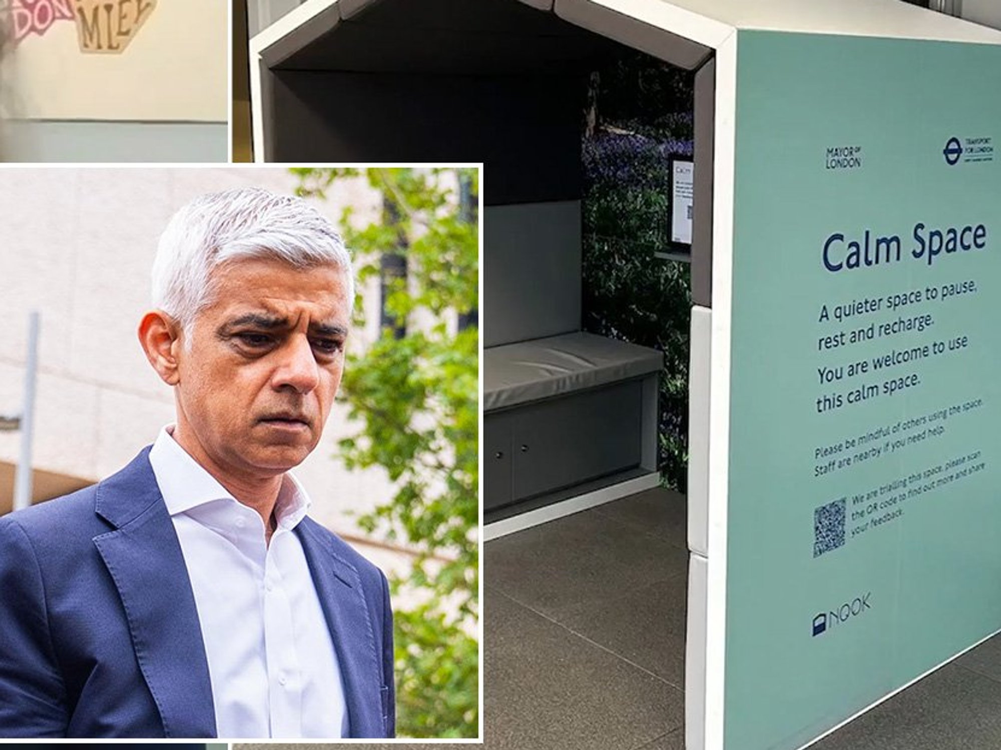 Susan Hall, Sadiq Khan, calm space