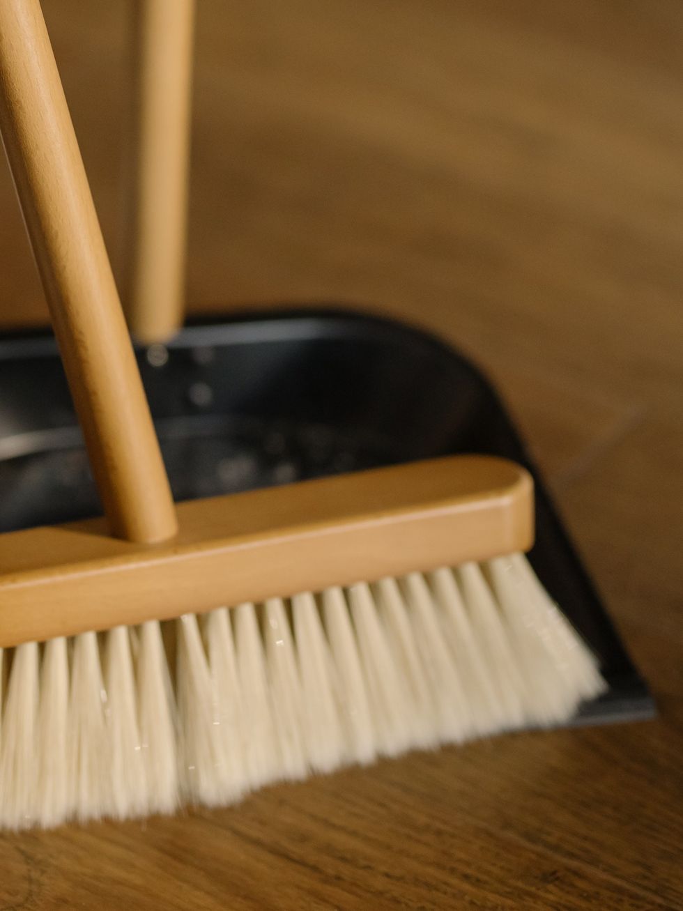 Sweeping at home